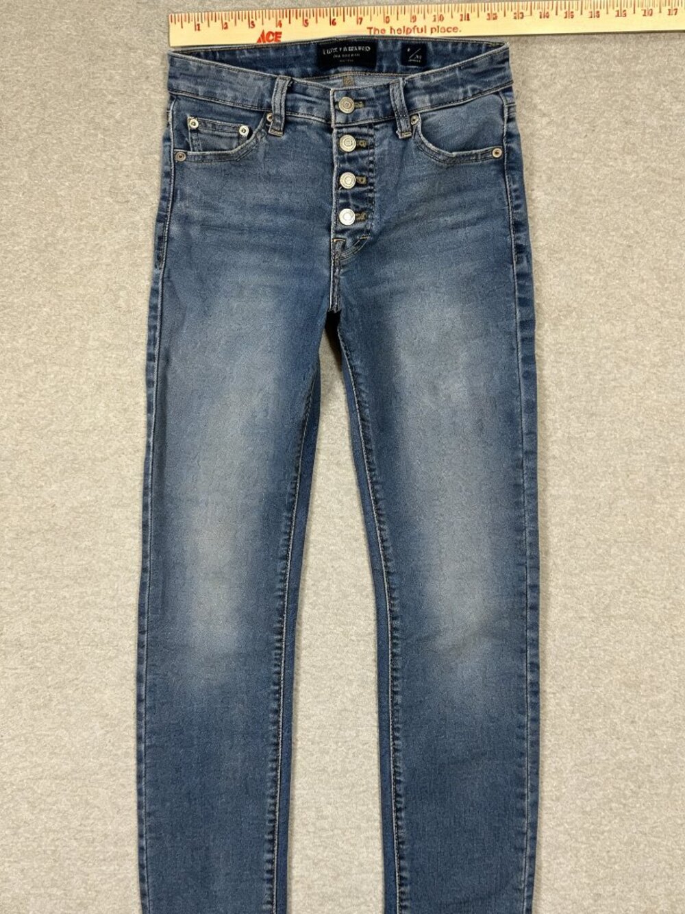 Lucky Brand Women's Size 0/25 Bridgette High Rise Skinny Ankle Denim Jeans